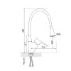 Купити Змішувач для кухні Lidz Tani 008F3 з гнучким виливом (k40) LDTAN008F3BCR39484 Chrome/Black , LDTAN008F3BCR39484 / SD00045588 , в категории  , от бренда Lidz  Інтернет-магазин сантехніки ✓ Кращі ціни на ринку ✓ Величезний вибір ✓ Гарантія ✓ Заходьте