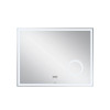 Купити Дзеркало Qtap Stork 800х600 з LED-підсвічуванням Touch, лінза, цифровий годинник, димер, рег. яскравості QT157814226080W , QT157814226080W / SD00045741 , в категории Дзеркала у ванну , от бренда Qtap  Інтернет-магазин сантехніки ✓ Кращі ціни на рин
