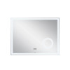Купити Дзеркало Qtap Stork 800х600 з LED-підсвічуванням Touch, лінза, цифровий годинник, димер, рег. яскравості QT157814226080W , QT157814226080W / SD00045741 , в категории Дзеркала у ванну , от бренда Qtap  Інтернет-магазин сантехніки ✓ Кращі ціни на рин