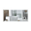 Купить Зеркало Qtap Stork 1400х700 с LED-подсветкой Touch, линза, цифровые часы, диммер, регулировка яркости QT1578142270140W , QT1578142270140W / SD00045744 , в категории Зеркала в ванную , от бренда Qtap  Интернет-магазин сантехники ✓ Лучшие цены на рын