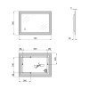 Купить Зеркало Qtap Stork 700х500 с подсветкой LED Touch, диммером, регулировкой яркости Reverse QT15781403W , QT15781403W / SD00045745 , в категории Зеркала в ванную , от бренда Qtap  Интернет-магазин сантехники ✓ Лучшие цены на рынке ✓ Огромный выбор ✓ 