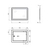 Купить Зеркало Qtap Swan 800х600 с LED-подсветкой Touch, диммером, регулировкой яркости Reverse QT167814146080W , QT167814146080W / SD00045748 , в категории Зеркала в ванную , от бренда Qtap  Интернет-магазин сантехники ✓ Лучшие цены на рынке ✓ Огромный в