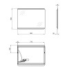 Купити Дзеркало Qtap Tern 800х600 з LED-підсвічуванням кнопковий перемикач, QT177812086080W , QT177812086080W / SD00045759 , в категории Дзеркала у ванну , от бренда Qtap  Інтернет-магазин сантехніки ✓ Кращі ціни на ринку ✓ Величезний вибір ✓ Гарантія ✓ З