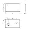 Купить Зеркало Qtap Tern 1200х700 с LED-подсветкой кнопочный переключатель, QT1778120870120W , QT1778120870120W / SD00045761 , в категории Зеркала в ванную , от бренда Qtap  Интернет-магазин сантехники ✓ Лучшие цены на рынке ✓ Огромный выбор ✓ Гарантия ✓ 