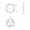 Купить Зеркало Qtap Jay R590 с LED-подсветкой Touch, QT0778250359W , QT0778250359W / SD00045770 , в категории Зеркала в ванную , от бренда Qtap  Интернет-магазин сантехники ✓ Лучшие цены на рынке ✓ Огромный выбор ✓ Гарантия ✓ Заходите!