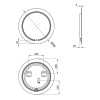 Купити Зеркало Qtap Jay N R590 с LED-подсветкой QT07782504W , QT07782504W / SD00045772 , в категории Дзеркала у ванну , от бренда Qtap  Інтернет-магазин сантехніки ✓ Кращі ціни на ринку ✓ Величезний вибір ✓ Гарантія ✓ Заходьте!