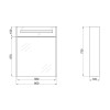 Купити Дзеркальна шафа підвісна Qtap Robin 600х730х145 White з LED-підсвічуванням QT1377ZP6001W , QT1377ZP6001W / SD00045851 , в категории Дзеркала у ванну , от бренда Qtap  Інтернет-магазин сантехніки ✓ Кращі ціни на ринку ✓ Величезний вибір ✓ Гарантія ✓