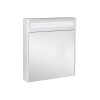Купити Дзеркальна шафа підвісна Qtap Robin 600х730х145 White з LED-підсвічуванням QT1377ZP6001W , QT1377ZP6001W / SD00045851 , в категории Дзеркала у ванну , от бренда Qtap  Інтернет-магазин сантехніки ✓ Кращі ціни на ринку ✓ Величезний вибір ✓ Гарантія ✓