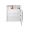 Купити Дзеркальна шафа підвісна Qtap Robin 600х730х145 White з LED-підсвічуванням QT1377ZP6001W , QT1377ZP6001W / SD00045851 , в категории Дзеркала у ванну , от бренда Qtap  Інтернет-магазин сантехніки ✓ Кращі ціни на ринку ✓ Величезний вибір ✓ Гарантія ✓
