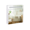 Купити Дзеркальна шафа підвісна Qtap Robin 700х730х145 White з LED-підсвічуванням QT1377ZP7001W , QT1377ZP7001W / SD00045852 , в категории Дзеркала у ванну , от бренда Qtap  Інтернет-магазин сантехніки ✓ Кращі ціни на ринку ✓ Величезний вибір ✓ Гарантія ✓