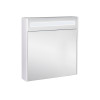 Купити Дзеркальна шафа підвісна Qtap Robin 700х730х145 White з LED-підсвічуванням QT1377ZP7001W , QT1377ZP7001W / SD00045852 , в категории Дзеркала у ванну , от бренда Qtap  Інтернет-магазин сантехніки ✓ Кращі ціни на ринку ✓ Величезний вибір ✓ Гарантія ✓