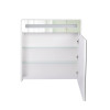 Купити Дзеркальна шафа підвісна Qtap Robin 700х730х145 White з LED-підсвічуванням QT1377ZP7001W , QT1377ZP7001W / SD00045852 , в категории Дзеркала у ванну , от бренда Qtap  Інтернет-магазин сантехніки ✓ Кращі ціни на ринку ✓ Величезний вибір ✓ Гарантія ✓