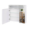 Купить Зеркальный шкаф Qtap Robin 800х730х145 White с LED-подсветкой QT1377ZP8001W , QT1377ZP8001W / SD00045853 , в категории Зеркала в ванную , от бренда Qtap  Интернет-магазин сантехники ✓ Лучшие цены на рынке ✓ Огромный выбор ✓ Гарантия ✓ Заходите!