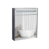 Купить Зеркальный шкаф Qtap Robin 600х730х145 Графит с LED-подсветкой QT1377ZP6002G , QT1377ZP6002G / SD00045854 , в категории Зеркала в ванную , от бренда Qtap  Интернет-магазин сантехники ✓ Лучшие цены на рынке ✓ Огромный выбор ✓ Гарантия ✓ Заходите!