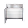Купити Дзеркальна шафа підвісна Qtap Robin 800х730х145 Graphite з LED-підсвічуванням QT1377ZP8002G , QT1377ZP8002G / SD00045856 , в категории Дзеркала у ванну , от бренда Qtap  Інтернет-магазин сантехніки ✓ Кращі ціни на ринку ✓ Величезний вибір ✓ Гаранті