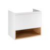 Купити Тумба підвісна Qtap Robin 600х580х437 White/Whitish oak QT1374TPВ6001WWO , QT1374TPВ6001WWO / SD00045857 , в категории Шафи під умивальник , от бренда Qtap  Інтернет-магазин сантехніки ✓ Кращі ціни на ринку ✓ Величезний вибір ✓ Гарантія ✓ Заходьте!