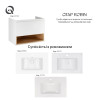 Купити Тумба підвісна Qtap Robin 700х580х437 White/Whitish oak QT1374TPВ7001WWO , QT1374TPВ7001WWO / SD00045858 , в категории Шафи під умивальник , от бренда Qtap  Інтернет-магазин сантехніки ✓ Кращі ціни на ринку ✓ Величезний вибір ✓ Гарантія ✓ Заходьте!