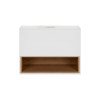 Купить Тумба подвесная Qtap Robin 600х476х470 White/Whitish oak с столешницей QT1379TPН6001WWO , QT1379TPН6001WWO / SD00045863 , в категории Шкафы под умывальник , от бренда Qtap  Интернет-магазин сантехники ✓ Лучшие цены на рынке ✓ Огромный выбор ✓ Гаран