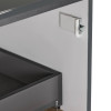 Купить Тумба подвесная Qtap Robin 700х476х437 Графит/Светлый дуб с столешницей QT1379TPН7002GWO , QT1379TPН7002GWO / SD00045867 , в категории Шкафы под умывальник , от бренда Qtap  Интернет-магазин сантехники ✓ Лучшие цены на рынке ✓ Огромный выбор ✓ Гара