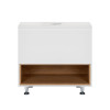 Купить Тумба напольная Qtap Robin 700х616х437 White/Whitish oak с столешницей QT1380TNН7001WWO , QT1380TNН7001WWO / SD00045870 , в категории Шкафы под умывальник , от бренда Qtap  Интернет-магазин сантехники ✓ Лучшие цены на рынке ✓ Огромный выбор ✓ Гаран