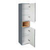 Купити Пенал підвісний Qtap Robin 350х1650х316 Graphite/Whitish oak QT1376PP1652RGWO , QT1376PP1652RGWO / SD00045876 , в категории Пенали та напівпенали у ванну , от бренда Qtap  Інтернет-магазин сантехніки ✓ Кращі ціни на ринку ✓ Величезний вибір ✓ Гаран