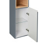 Купити Пенал підвісний Qtap Robin 350х1650х316 Graphite/Whitish oak QT1376PP1652RGWO , QT1376PP1652RGWO / SD00045876 , в категории Пенали та напівпенали у ванну , от бренда Qtap  Інтернет-магазин сантехніки ✓ Кращі ціни на ринку ✓ Величезний вибір ✓ Гаран