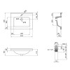 Купити Раковина Qtap Albatross 01 610х467х195 White з донним клапаном QT0111FL8167AW , QT0111FL8167AW / SD00045912 , в категории Умивальники , от бренда Qtap  Інтернет-магазин сантехніки ✓ Кращі ціни на ринку ✓ Величезний вибір ✓ Гарантія ✓ Заходьте!