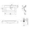 Купити Раковина Qtap Albatross 01 815х467х195 White з донним клапаном QT0111FL8167CW , QT0111FL8167CW / SD00045913 , в категории Умивальники , от бренда Qtap  Інтернет-магазин сантехніки ✓ Кращі ціни на ринку ✓ Величезний вибір ✓ Гарантія ✓ Заходьте!