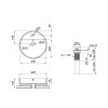 Купити Раковина-чаша Qtap Swan 420х420х145 White з донним клапаном QT1611A051TW , QT1611A051TW / SD00045918 , в категории Умивальники , от бренда Qtap  Інтернет-магазин сантехніки ✓ Кращі ціни на ринку ✓ Величезний вибір ✓ Гарантія ✓ Заходьте!