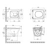 Купить Унитаз подвесной Qtap Gemini безобидковый с сиденьем Soft-close QT25332614EW , QT25332614EW / SD00045933 , в категории Унитазы подвесные , от бренда Qtap  Интернет-магазин сантехники ✓ Лучшие цены на рынке ✓ Огромный выбор ✓ Гарантия ✓ Заходите!