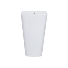 Раковина для пола моноблок Qtap Tern 440х380х830мм белая с донным клапаном QT1711G302W