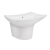Купить Раковина подвесная моноблок Qtap Presto 600х450х405мм White с донным клапаном QT2411G822W , QT2411G822W / SD00045936 , в категории Умывальники , от бренда Qtap  Интернет-магазин сантехники ✓ Лучшие цены на рынке ✓ Огромный выбор ✓ Гарантия ✓ Заходи