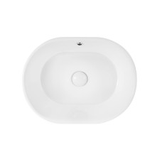 Раковина-чаша Qtap Robin 505х385х190 White з донним клапаном QT1311A025W