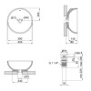 Купити Раковина-чаша Qtap Robin 410х410х180 White з донним клапаном QT1311A004W , QT1311A004W / SD00045946 , в категории Умивальники , от бренда Qtap  Інтернет-магазин сантехніки ✓ Кращі ціни на ринку ✓ Величезний вибір ✓ Гарантія ✓ Заходьте!