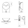 Купить Раковина-чаша Qtap Robin 383х383х175 White с донным клапаном QT1311L408W , QT1311L408W / SD00045947 , в категории Умывальники , от бренда Qtap  Интернет-магазин сантехники ✓ Лучшие цены на рынке ✓ Огромный выбор ✓ Гарантия ✓ Заходите!