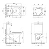 Купить Унитаз-компакт Qtap Kolibri с сиденьем Soft-close QT1022C667PW , QT1022C667PW / SD00045954 , в категории Унитазы-компакты напольные , от бренда Qtap  Интернет-магазин сантехники ✓ Лучшие цены на рынке ✓ Огромный выбор ✓ Гарантия ✓ Заходите!