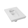 Купити Чаша Генуя Qtap Kalao 525х405х220 White QT0823HDD45W , QT0823HDD45W / SD00045962 , в категории Чаши Генуя , от бренда Qtap  Інтернет-магазин сантехніки ✓ Кращі ціни на ринку ✓ Величезний вибір ✓ Гарантія ✓ Заходьте!