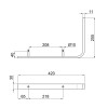Купить Держатель для полотенец Qtap QT66FL8130ACHR , QT66FL8130ACHR / SD00045971 , в категории Полотенцедержатели , от бренда Qtap  Интернет-магазин сантехники ✓ Лучшие цены на рынке ✓ Огромный выбор ✓ Гарантия ✓ Заходите!