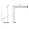 Купити Поручень універсальний Qtap Freedom 600х700 White QT2291CZ6002W , QT2291CZ6002W / SD00045974 , в категории Поручні для ванної , от бренда Qtap  Інтернет-магазин сантехніки ✓ Кращі ціни на ринку ✓ Величезний вибір ✓ Гарантія ✓ Заходьте!