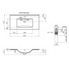 Купить Раковина Qtap Albatross New 910x470x180 Белый с донным клапаном QT0111750690W , QT0111750690W / SD00045997 , в категории Умывальники , от бренда Qtap  Интернет-магазин сантехники ✓ Лучшие цены на рынке ✓ Огромный выбор ✓ Гарантия ✓ Заходите!