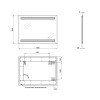 Купить Зеркало Qtap Mideya New 600х800 с LED-подсветкой кнопочный переключатель, Reverse QT2078142270100W , QT2078142270100W / SD00046150 , в категории Зеркала в ванную , от бренда Qtap  Интернет-магазин сантехники ✓ Лучшие цены на рынке ✓ Огромный выбор 