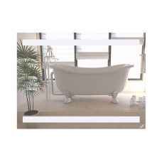 Дзеркало Qtap Mideya New 600х800 з LED-підсвічуванням кнопковий перемикач, Reverse QT2078142270100W