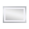 Купити Дзеркало Qtap Mideya Quadro 500х700 з LED-підсвічуванням кнопковий перемикач, Reverse QT20781004W , QT20781004W / SD00046155 , в категории Дзеркала у ванну , от бренда Qtap  Інтернет-магазин сантехніки ✓ Кращі ціни на ринку ✓ Величезний вибір ✓ Гар