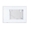 Купити Дзеркало Qtap Mideya Quadro 500х700 з LED-підсвічуванням кнопковий перемикач, Reverse QT20781004W , QT20781004W / SD00046155 , в категории Дзеркала у ванну , от бренда Qtap  Інтернет-магазин сантехніки ✓ Кращі ціни на ринку ✓ Величезний вибір ✓ Гар
