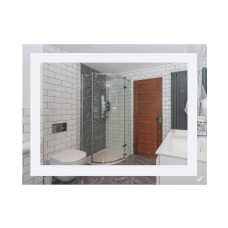 Дзеркало Qtap Mideya Quadro 600х800 з LED-підсвічуванням кнопковий перемикач, Reverse QT207814187080W