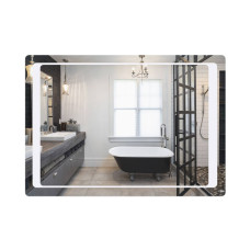 Зеркало Qtap Leo 1000х700 с LED-подсветкой кнопочный переключатель, QT1178120870120W