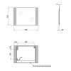 Купить Зеркало Qtap Mideya Classic 500х700 с подсветкой LED и кнопочным переключателем, Reverse QT2078250640W , QT2078250640W / SD00046160 , в категории Зеркала в ванную , от бренда Qtap  Интернет-магазин сантехники ✓ Лучшие цены на рынке ✓ Огромный выбор