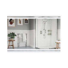 Зеркало Qtap Mideya Classic 1000х700 с LED-подсветкой кнопочный переключатель, QT2078250680W
