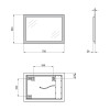 Купить Зеркало Qtap Aquarius 500х700 с LED-подсветкой Sensor, Reverse QT217814198120W , QT217814198120W / SD00046165 , в категории Зеркала в ванную , от бренда Qtap  Интернет-магазин сантехники ✓ Лучшие цены на рынке ✓ Огромный выбор ✓ Гарантия ✓ Заходите