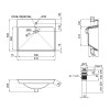 Купити Раковина Qtap Albatross D 600х500х210 White з донним клапаном QT01115060DW , QT01115060DW / SD00046174 , в категории Умивальники , от бренда Qtap  Інтернет-магазин сантехніки ✓ Кращі ціни на ринку ✓ Величезний вибір ✓ Гарантія ✓ Заходьте!